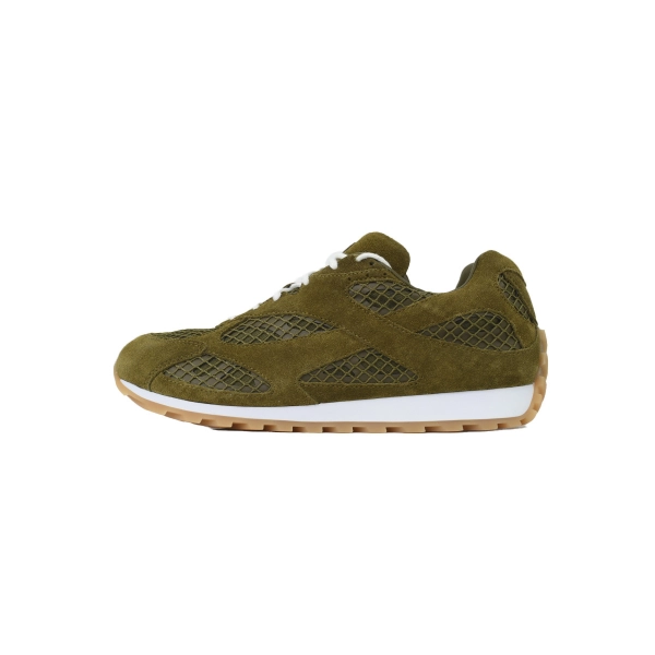 Bottega Veneta Orbit Suede Green