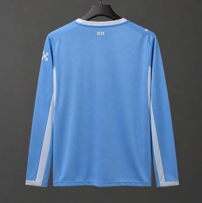 Manchester City Home Long Sleeves Jersey Fan Version 26/27 1:1 Thai Quality