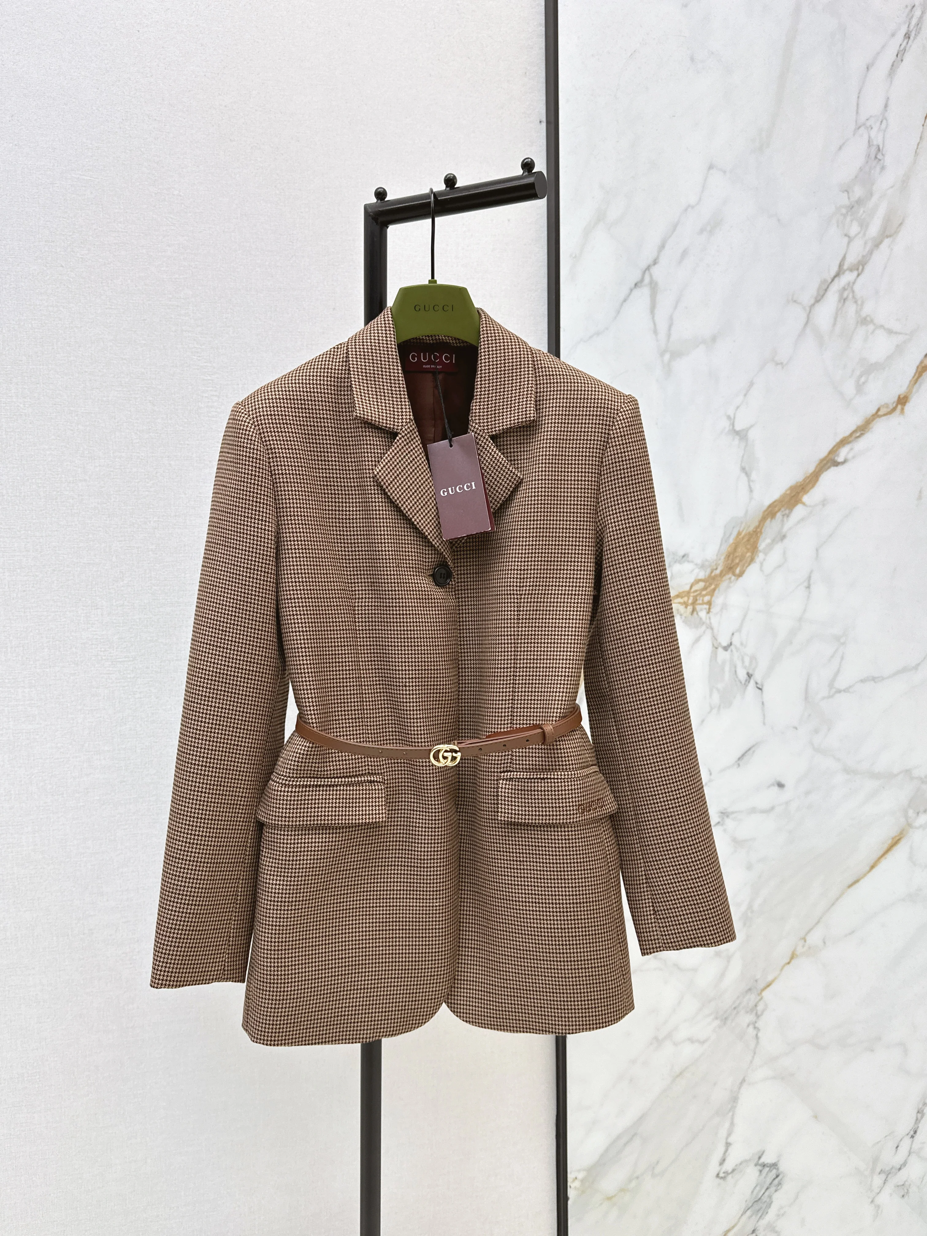 Guc NEW houndstooth blazer