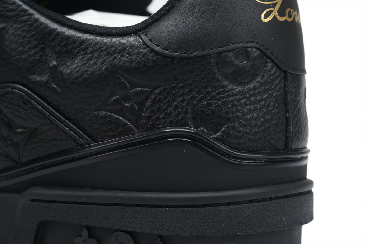 Pkkicks God Batch Louis Vuitton Trainer Black 1A7WET