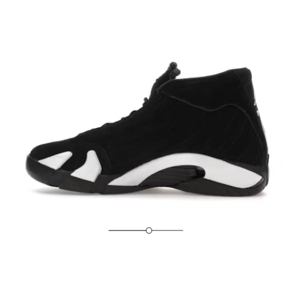 Air Jordan 14 Retro Black White