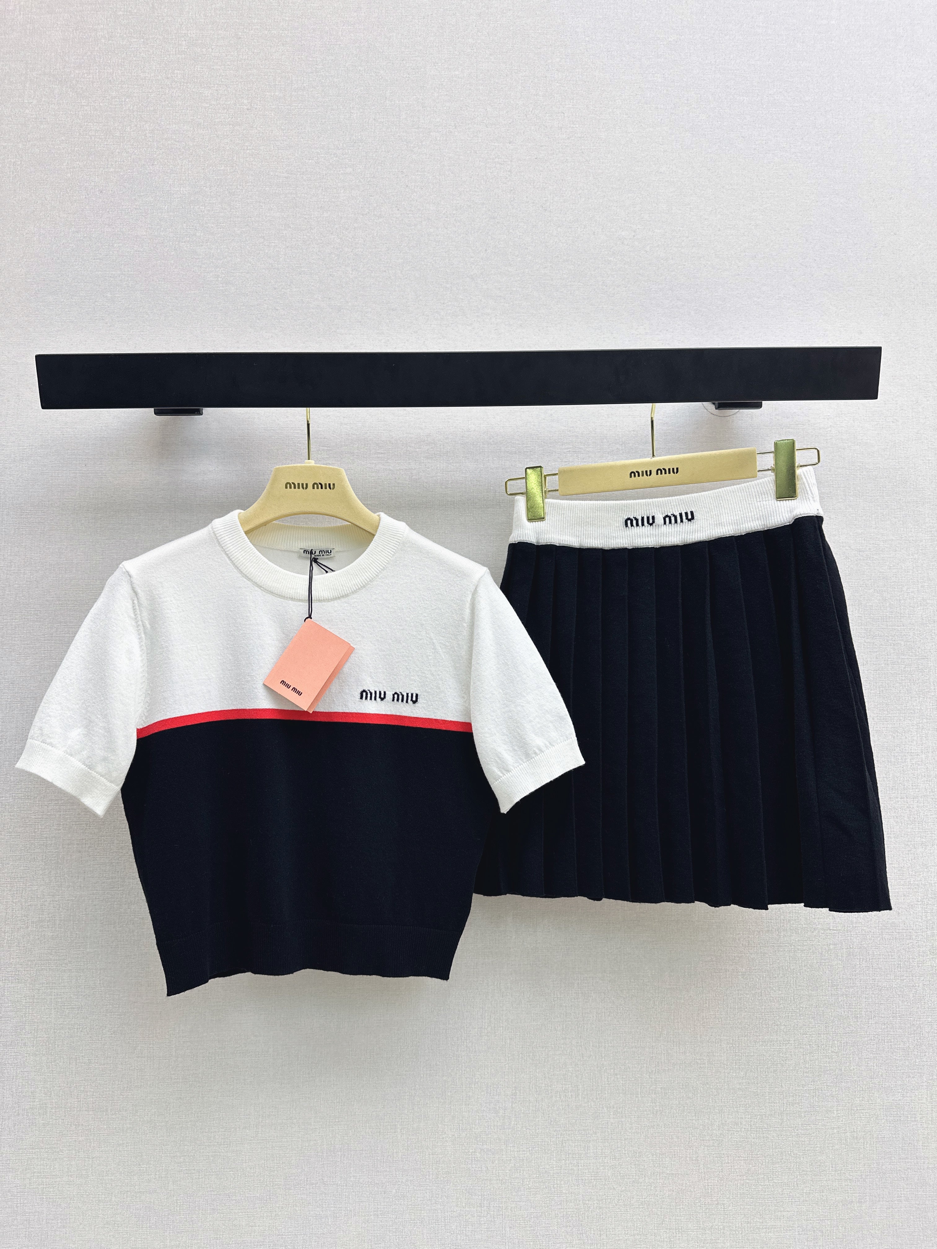 Miu NEW contract color blocking outfit sets