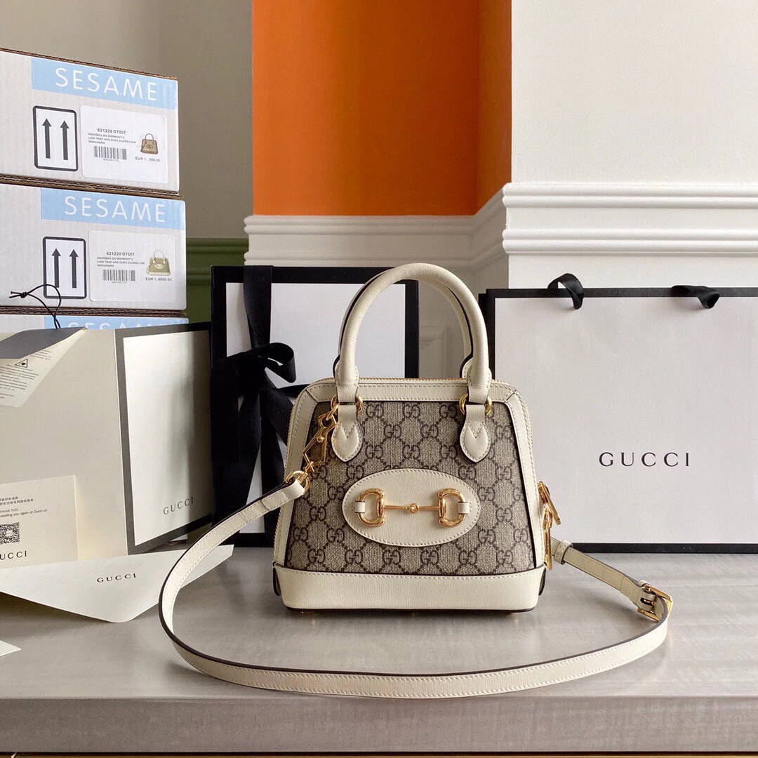 Guc Horsebit 1955 small top handle bag