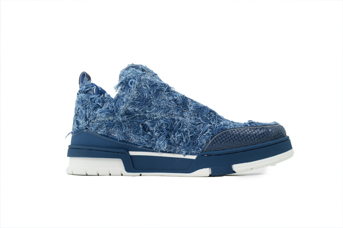 Pkkicks God Batch LOUIS VUITTON Plum Blossom Diamond Blue
