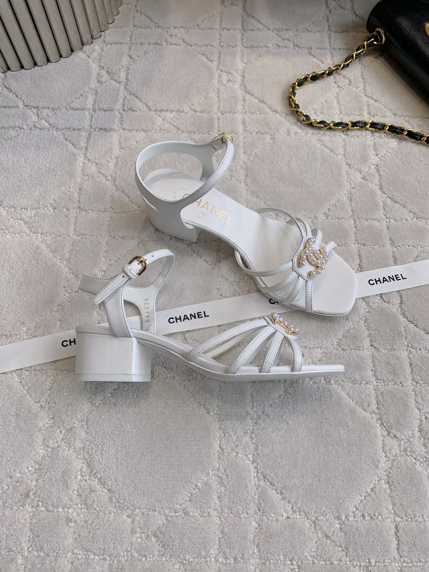 Chan New Chunky heel sandals