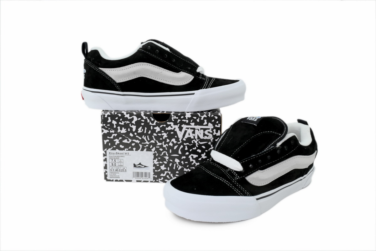 Vans Vault UA Knu-Skool VR3 LX Imran Potato Black White VN0A7Q5JB3P