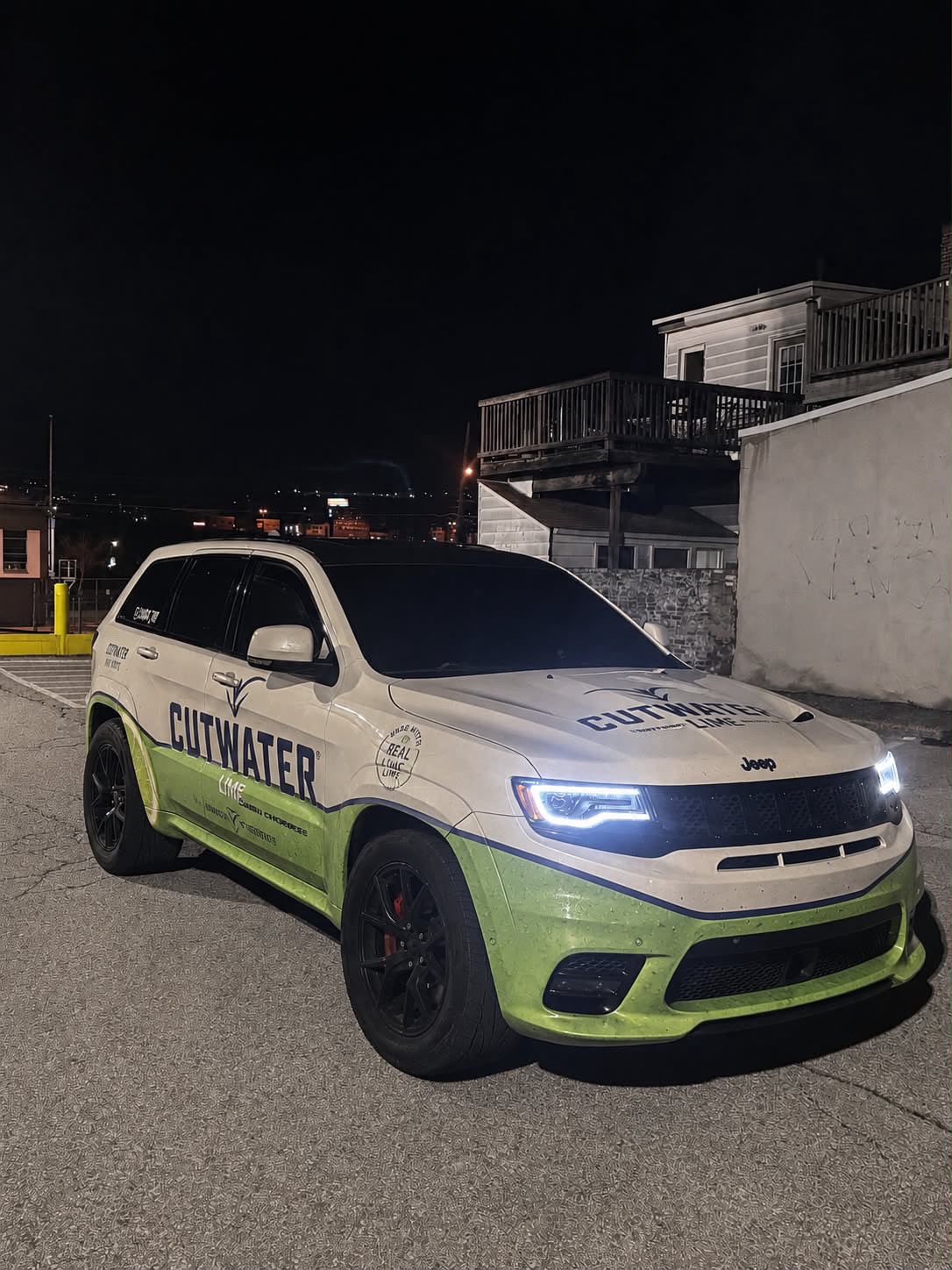 PET Customized Wrap ! CUTWATER LIME CAN Designed (Whole car Wrap)