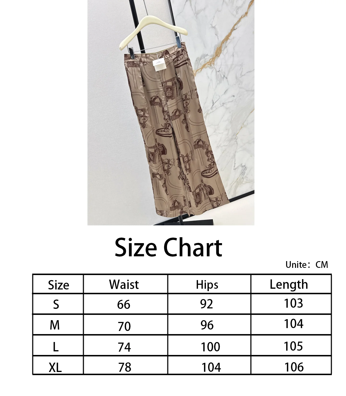 Herm NEW print silk pants