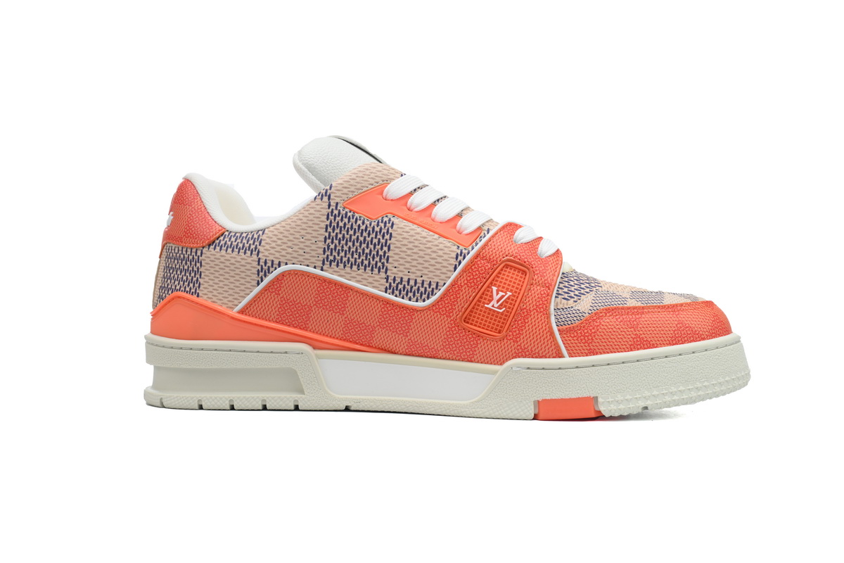 Pkkicks God Batch LOUIS VUITTON Trainer White Orange