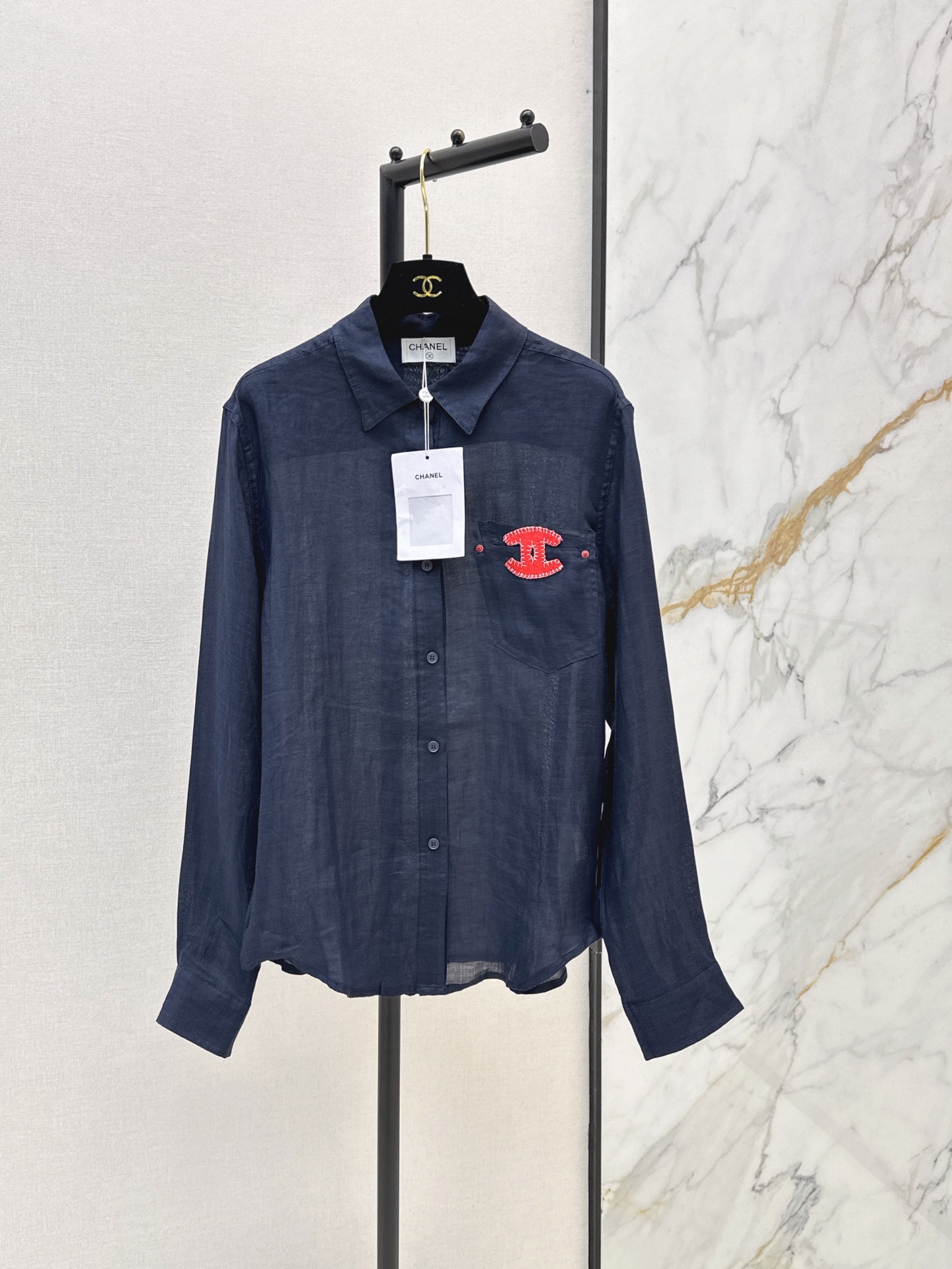 Chan New embroidered shirt