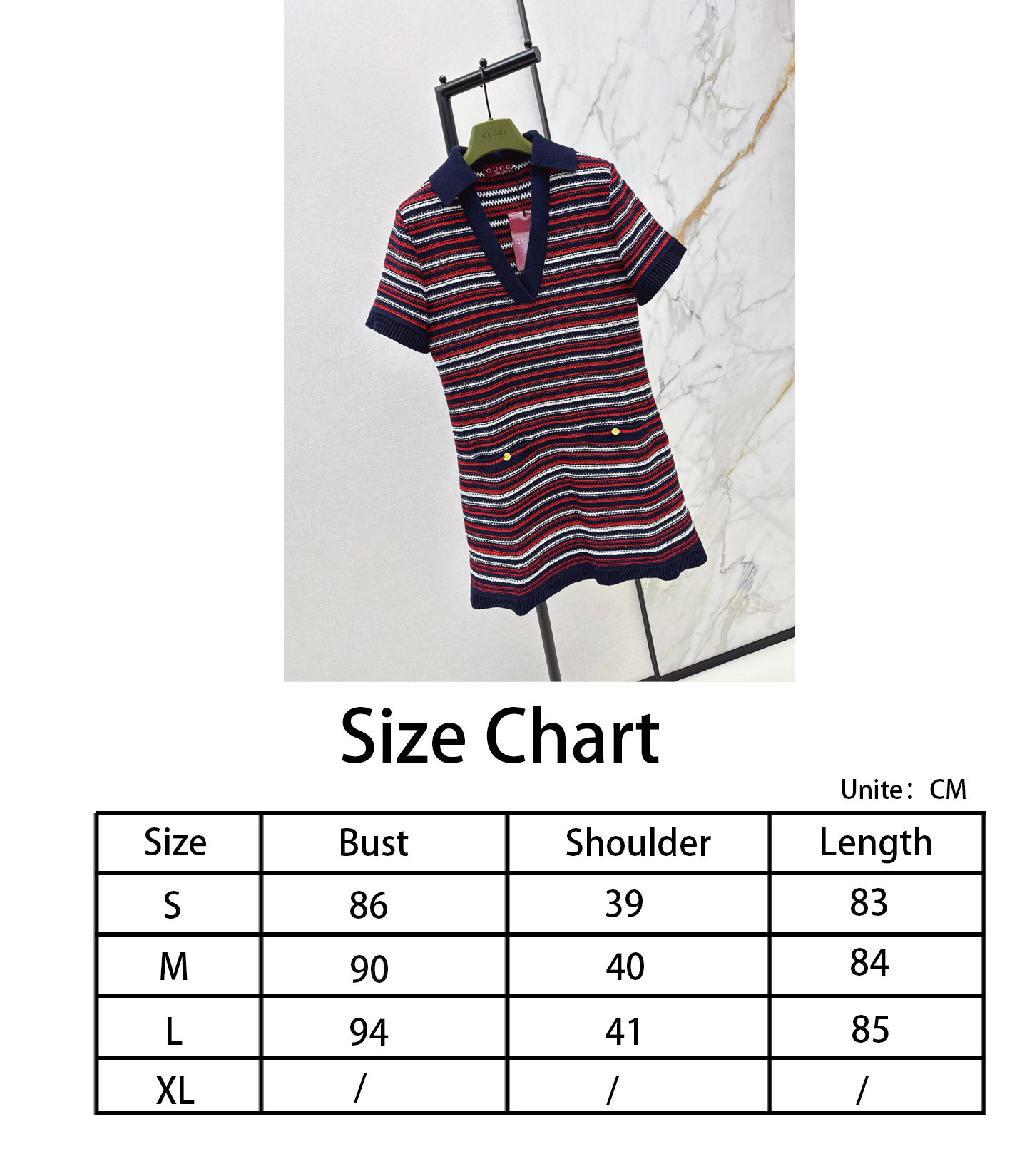 Guc NEW stripe dress