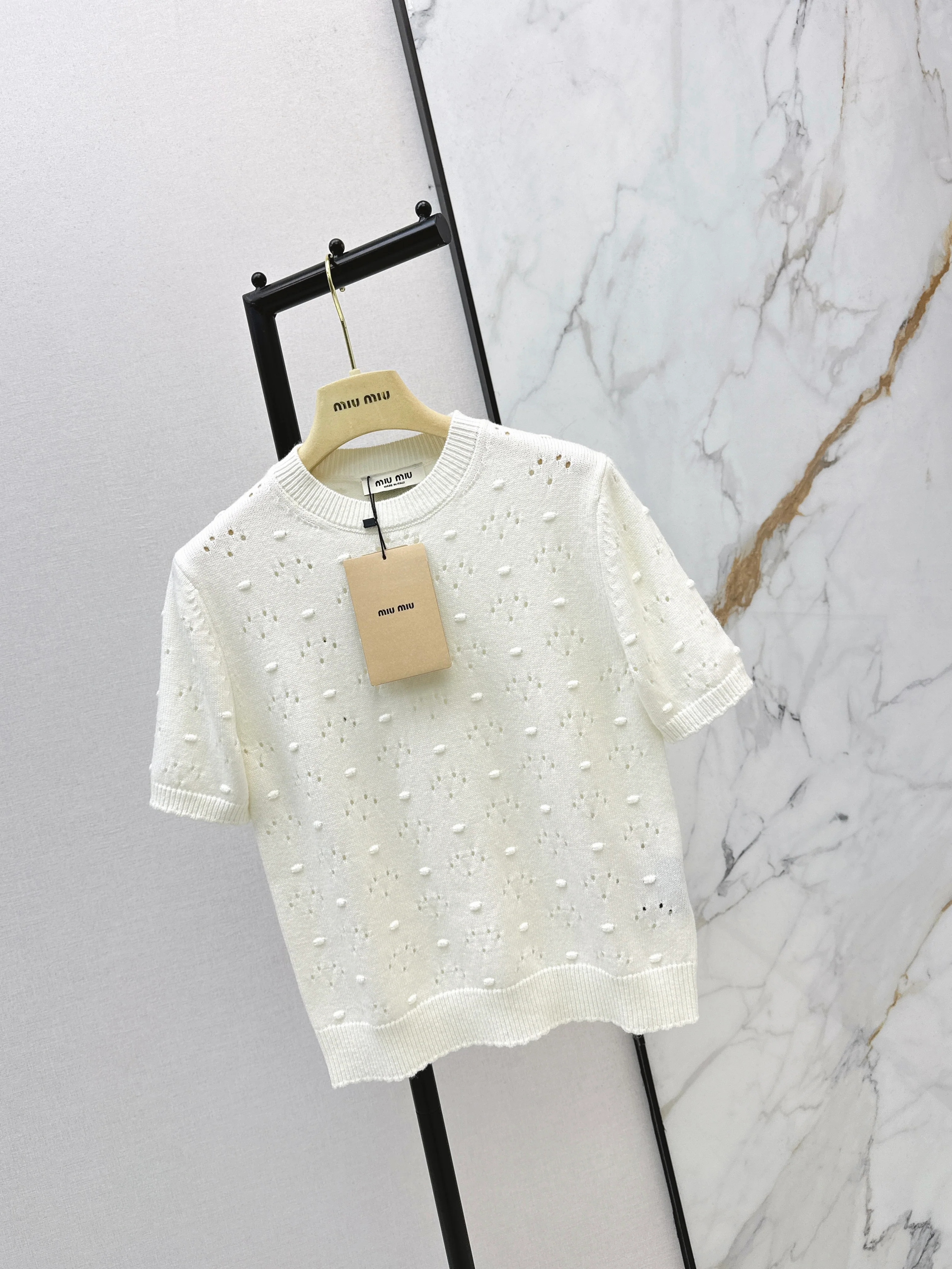 Miu NEW hollow sweater