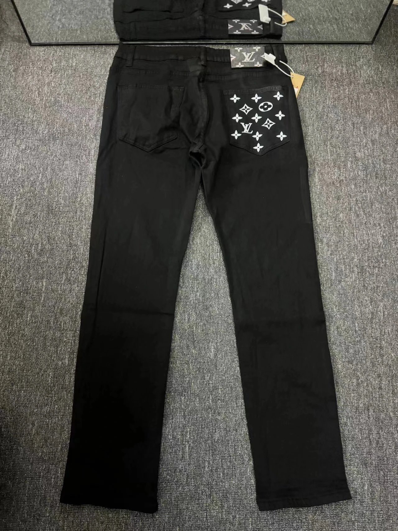 Louis Vuitton Monogram Pocket Denim Jeans Collection