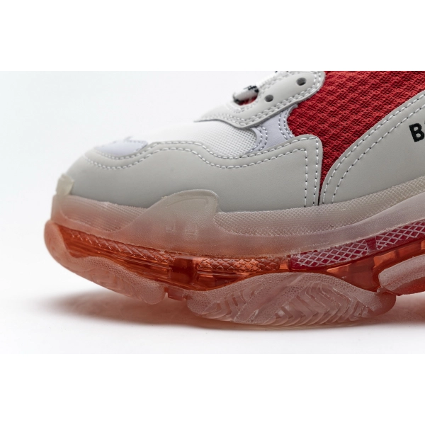 Balenciaga Triple S White Red 544351 W09E1 4552