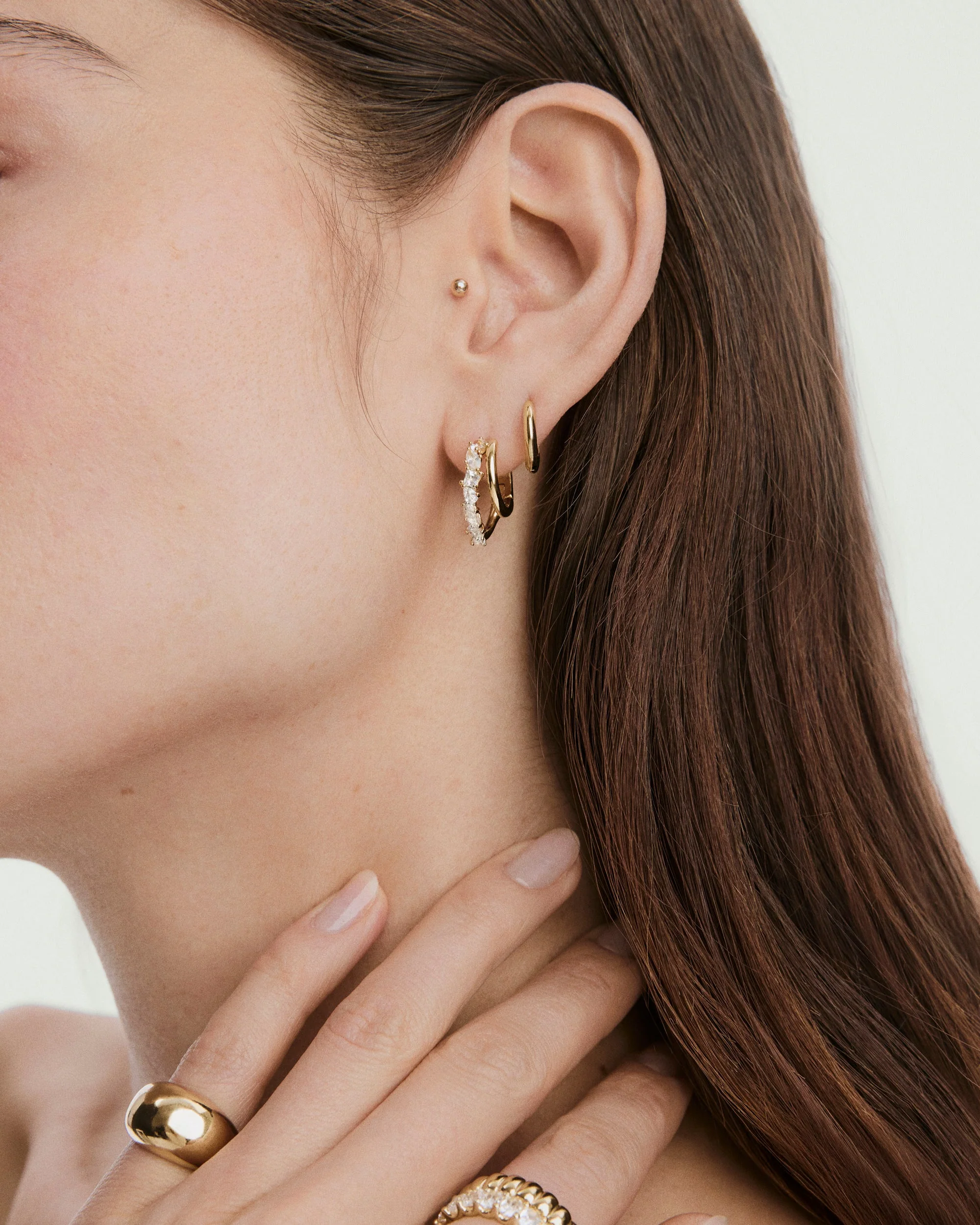 Ella Double Hoop