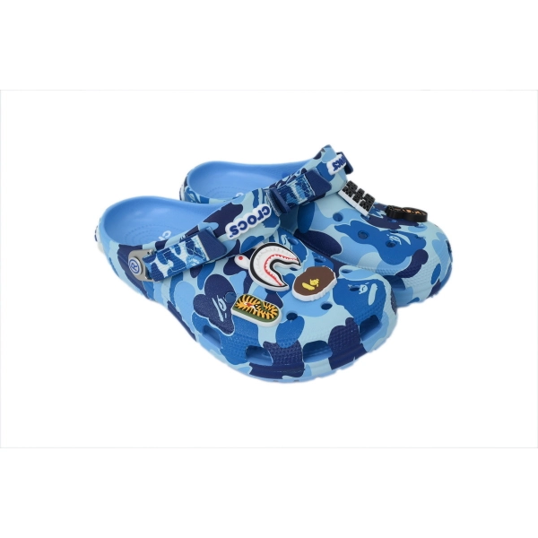 BAPE x Crocs Classic Clog 'ABC Camo - blue'