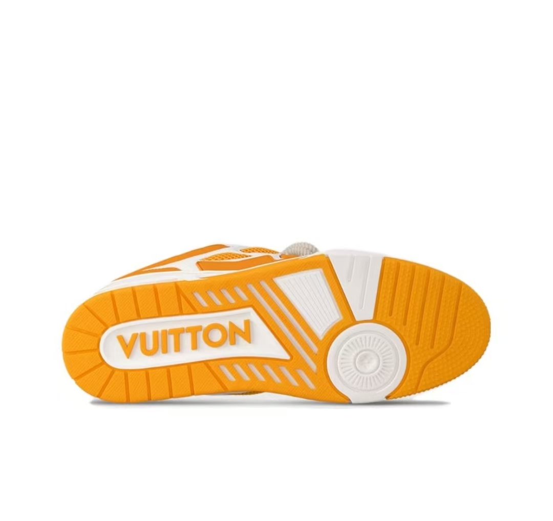 Pkkicks God Batch Louis Vuitton LV Skate Sneaker Yellow White