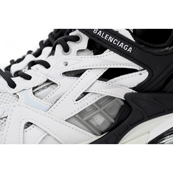 Balenciaga Track 2 Sneaker Black And White 568614 W2GN3 1090