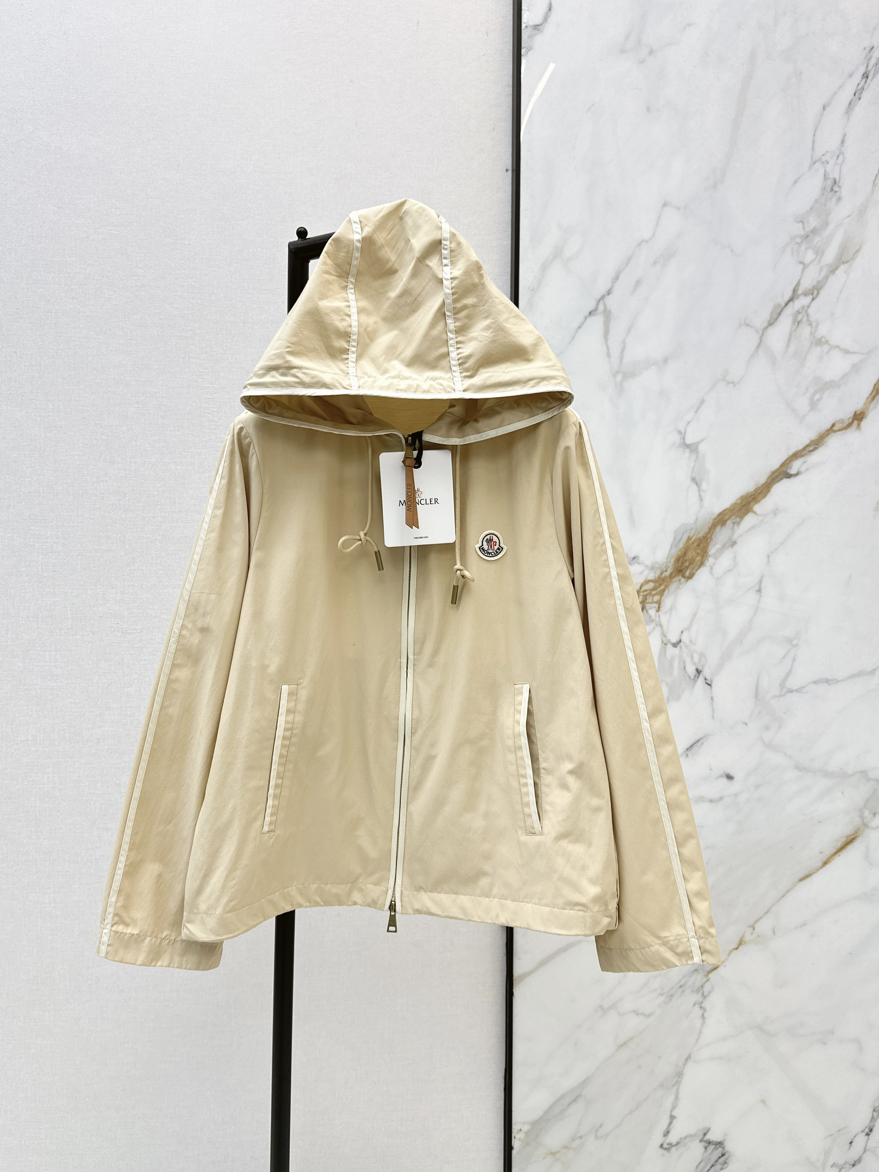 Monc New hooded trench coat