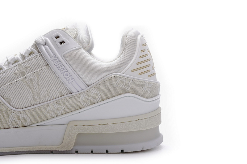 Pkkicks God Batch LOUIS VUITTON Trainer White Denim MS0241