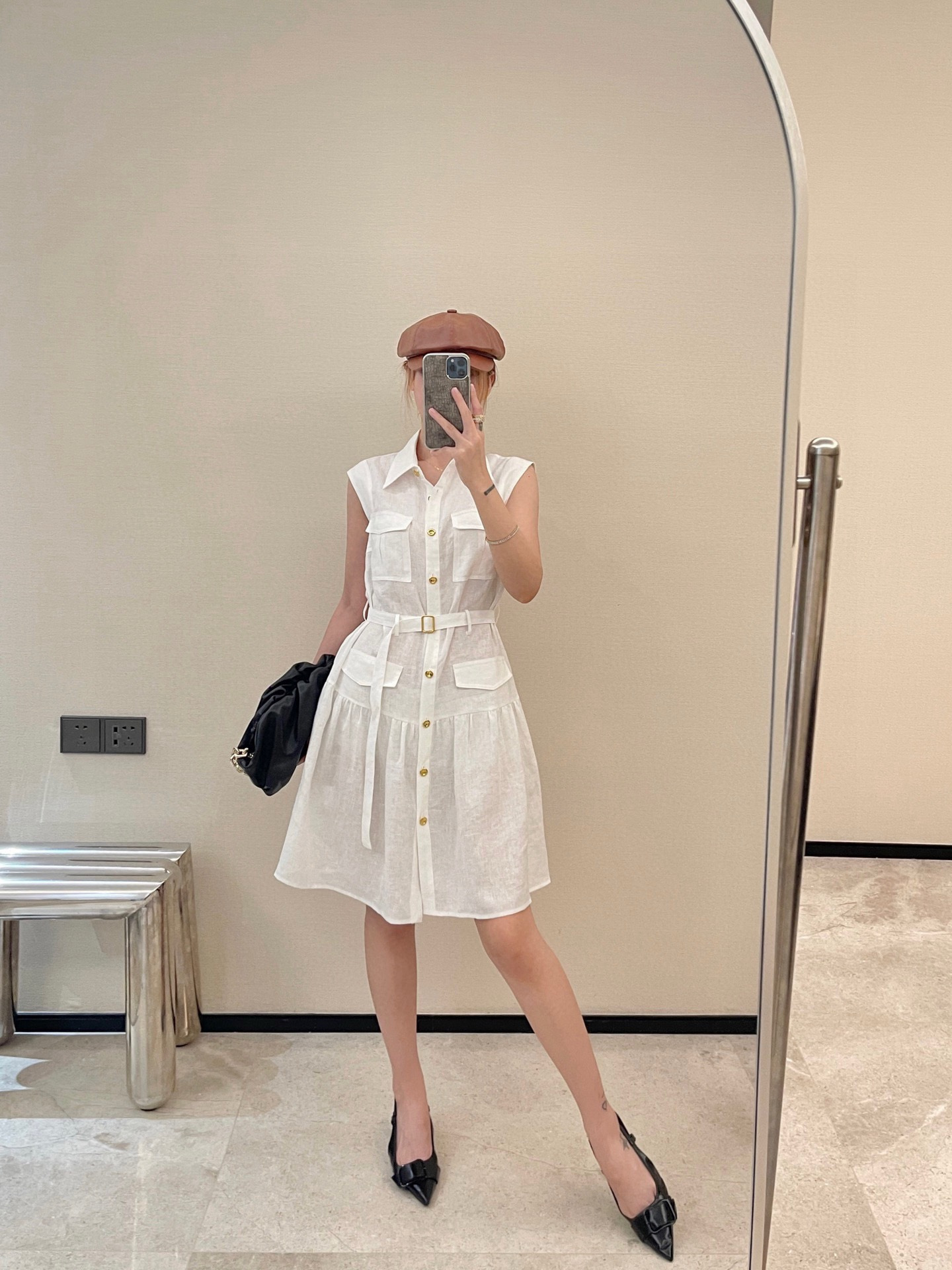 Loro New sleeveless dress