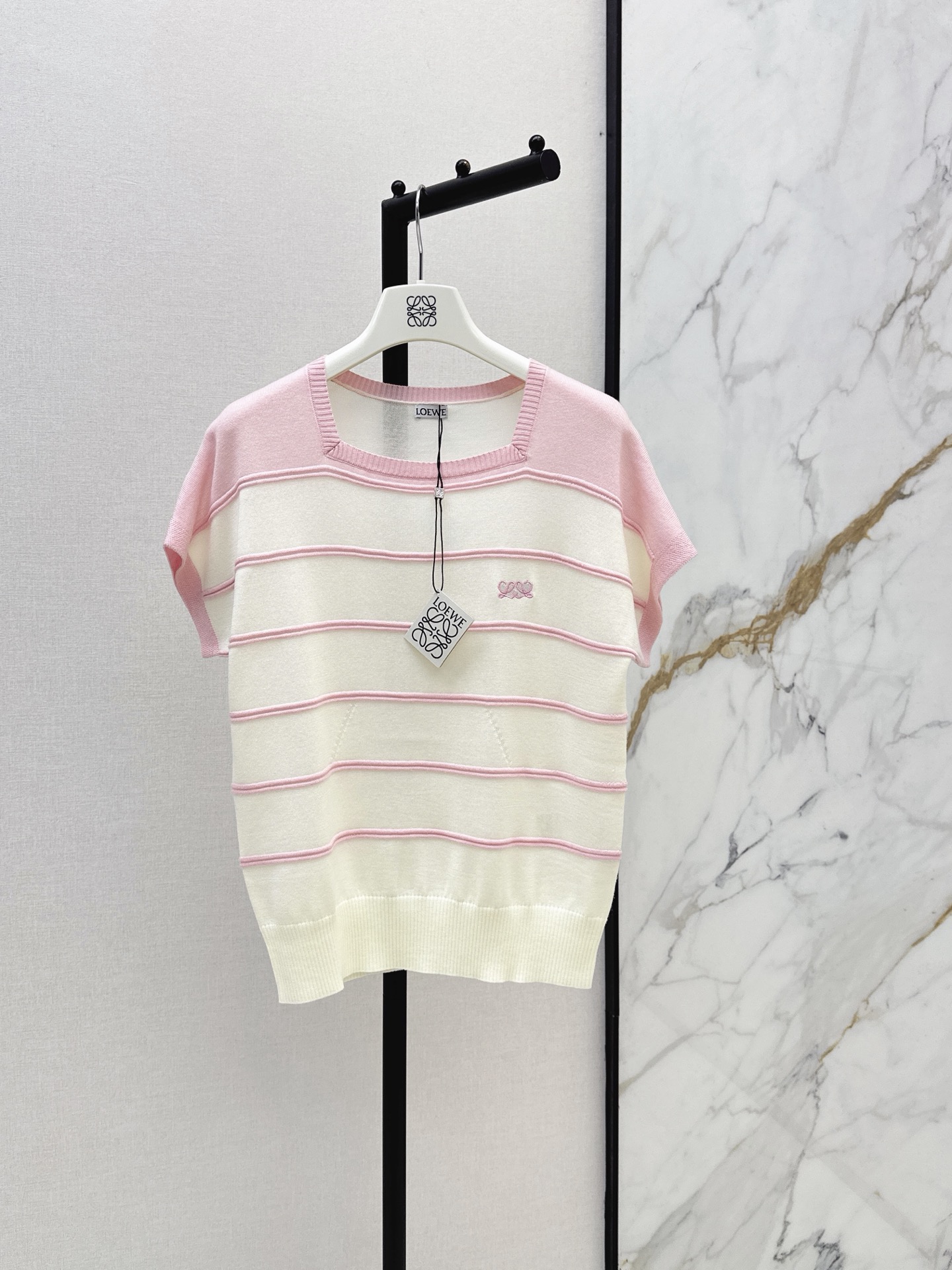 Loe New Color-block striped knitwear