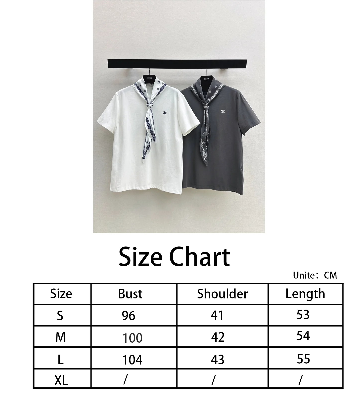 Celi NEW print silk scarf t-shirts