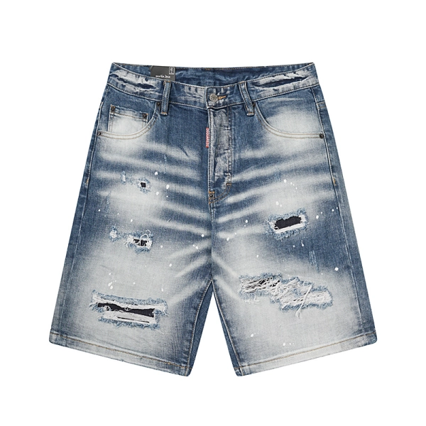 DSQUARED2 Micro Bullet Denim Shorts # 2052