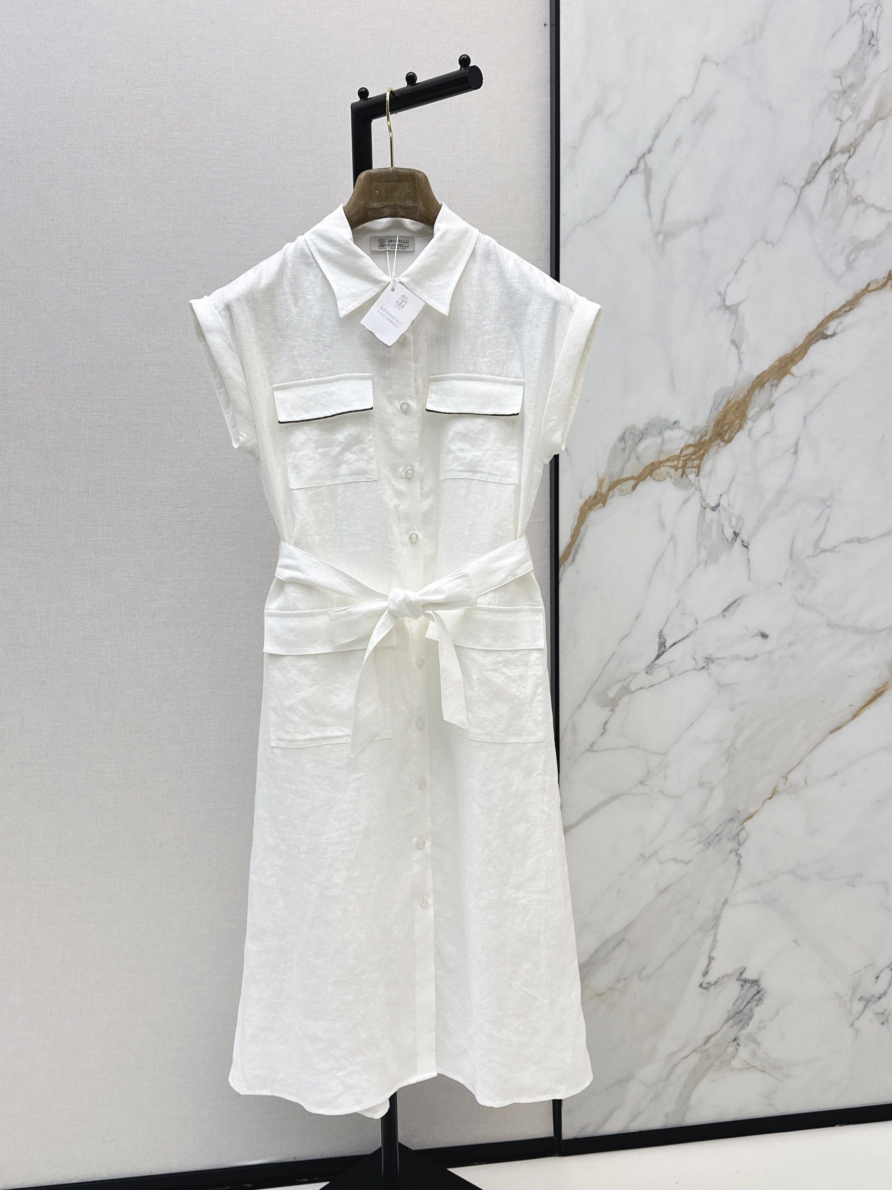 Brun New Tie-waist dress
