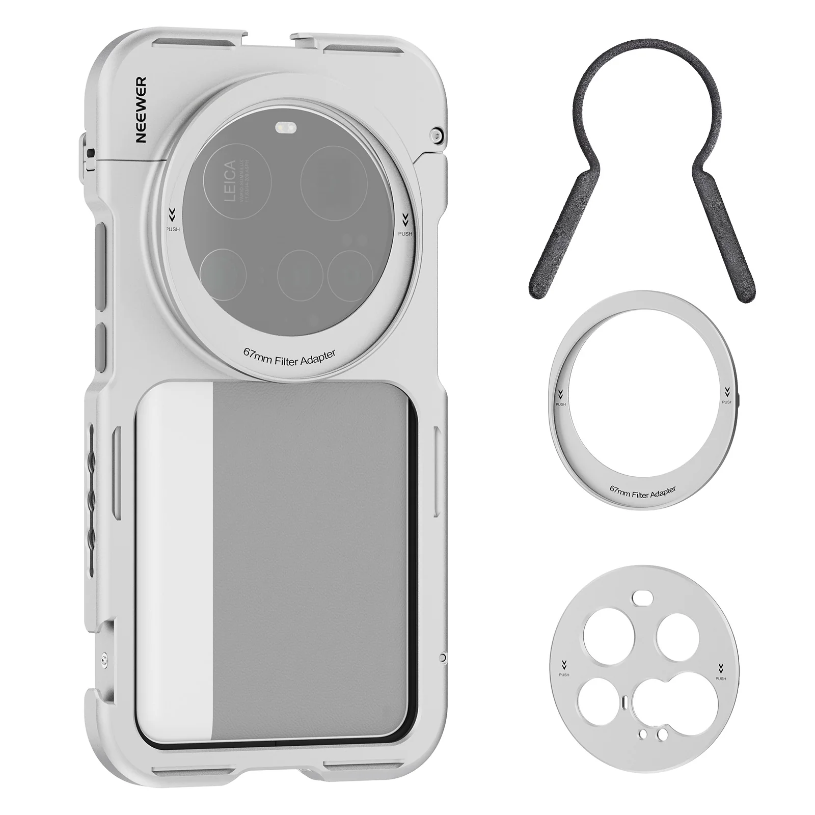 NEEWER PA091 Phone Cage Kit Compatible with Xiaomi 15 Ultra
