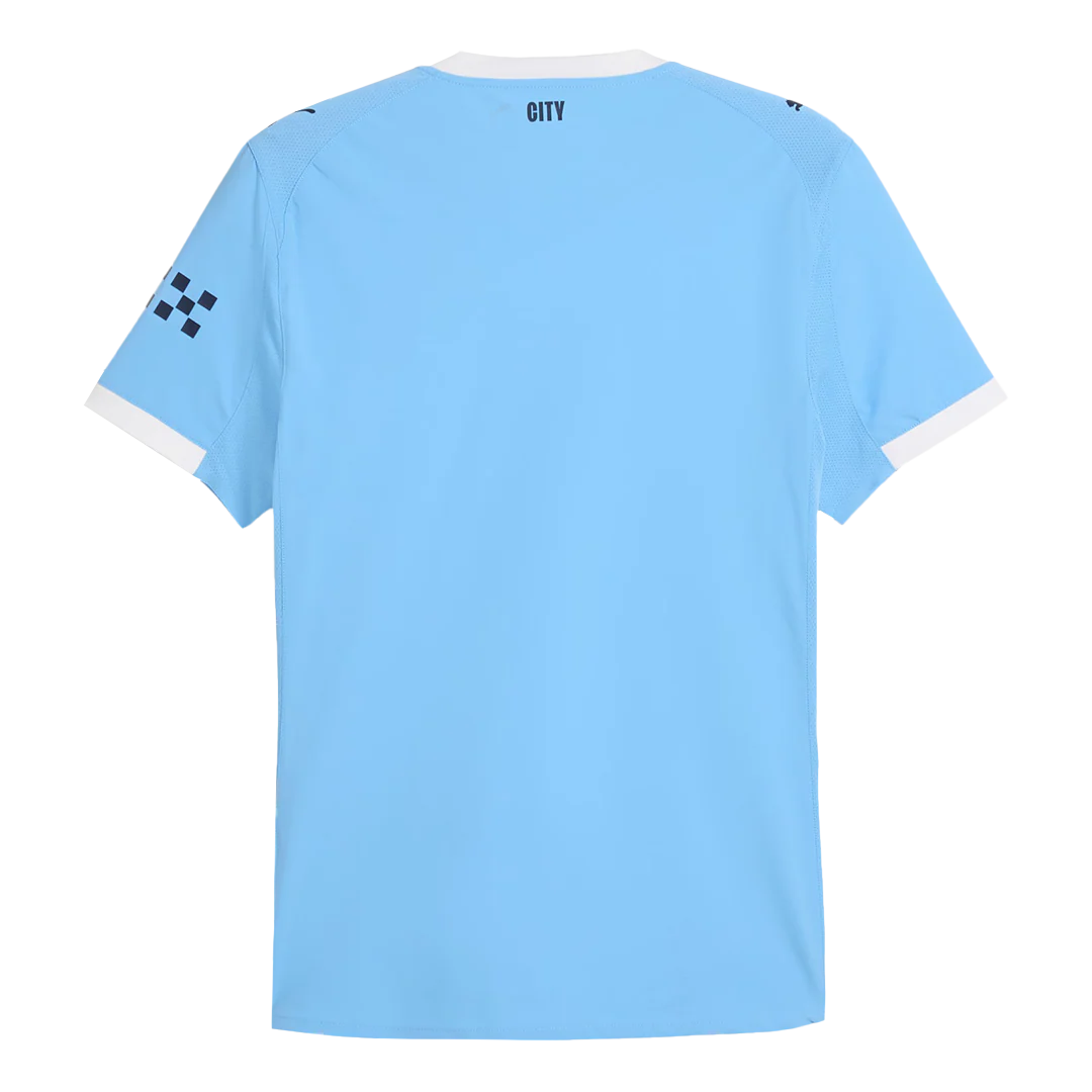 Manchester City Home Player Version Soccer Jersey 2025/26 Blue