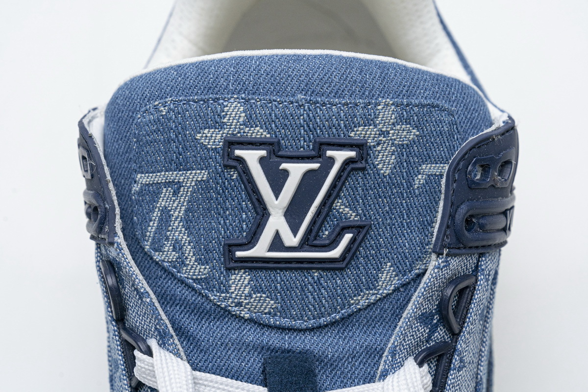 Pkkicks God Batch LOUIS VUITTON 20ss Trainer Blue Denim