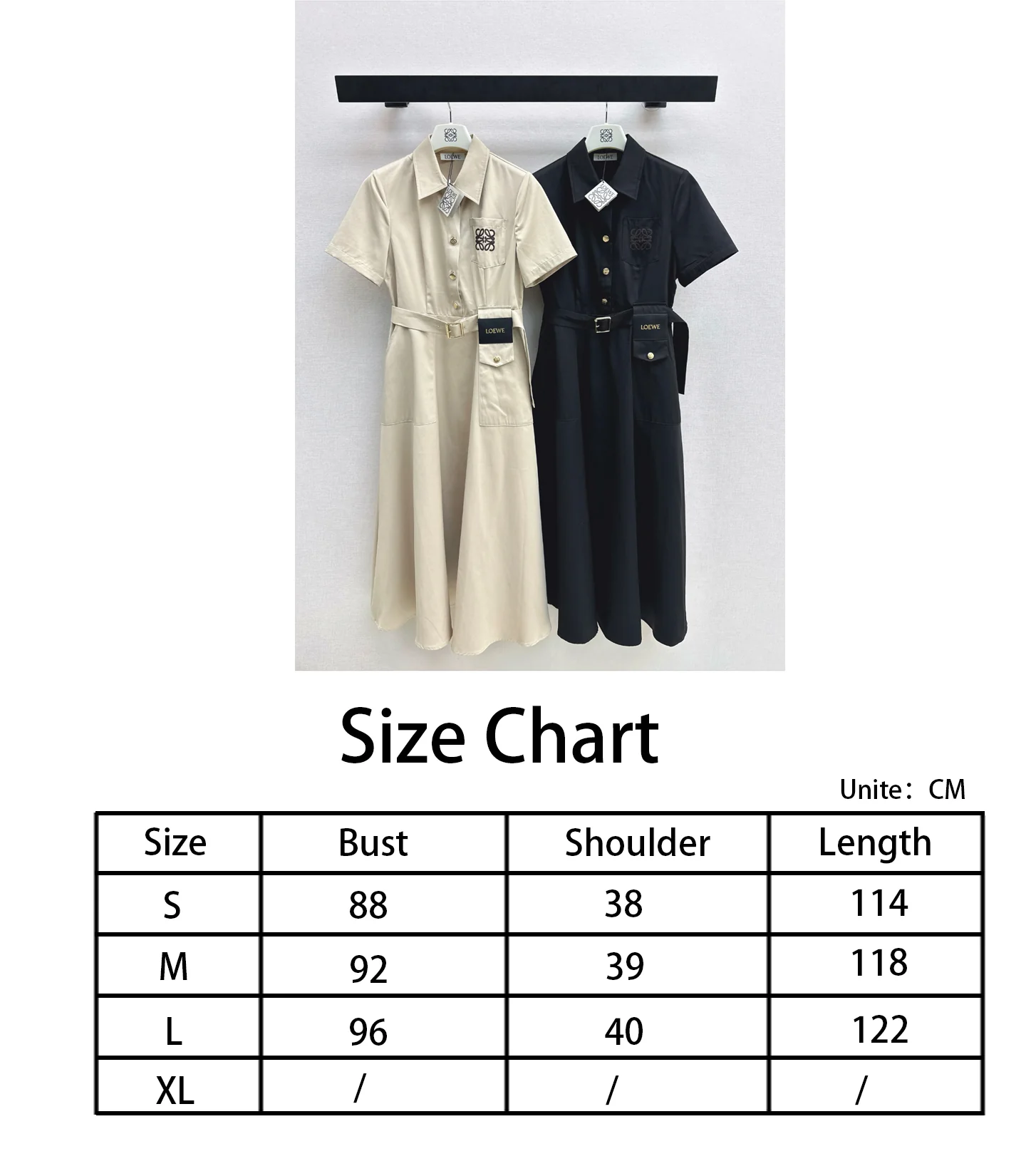 Loe NEW logo embroidery dress