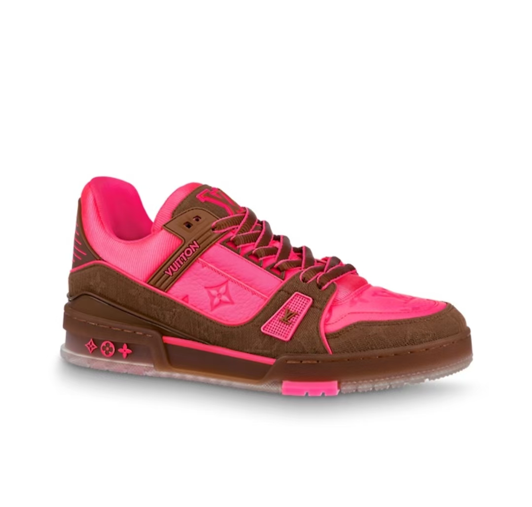 Pkkicks God Batch Louis Vuitton Trainer Pink Brown