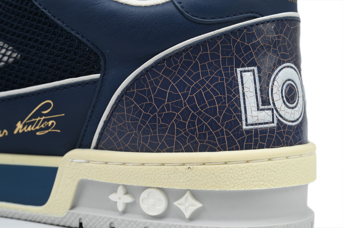 Pkkicks God Batch LOUIS VUITTON Trainer Dark Blue