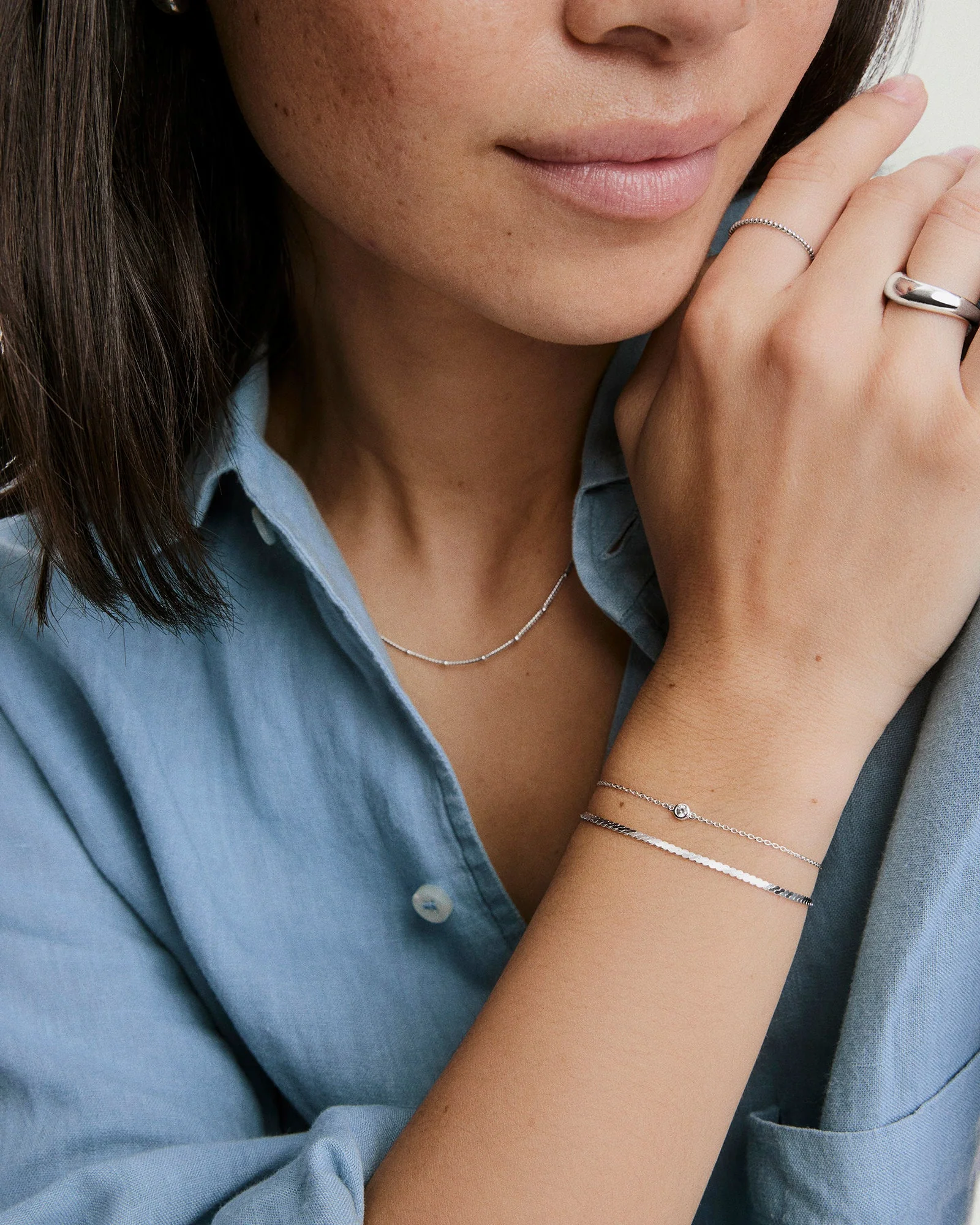 Solo Lab Grown Sapphire Bracelet
