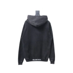 Balenciaga Clothes ‘I love’ Hoodie Black