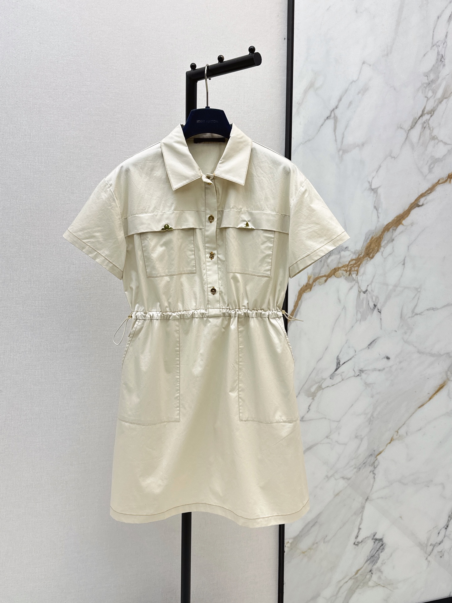 Louis New Drawstring Waist Dress