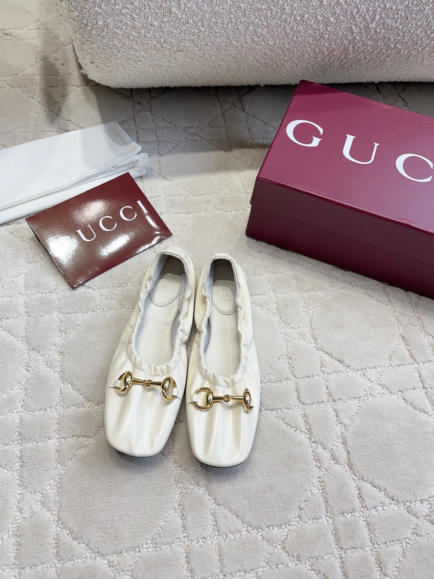 Guc New Ballet flats and eggroll shoes