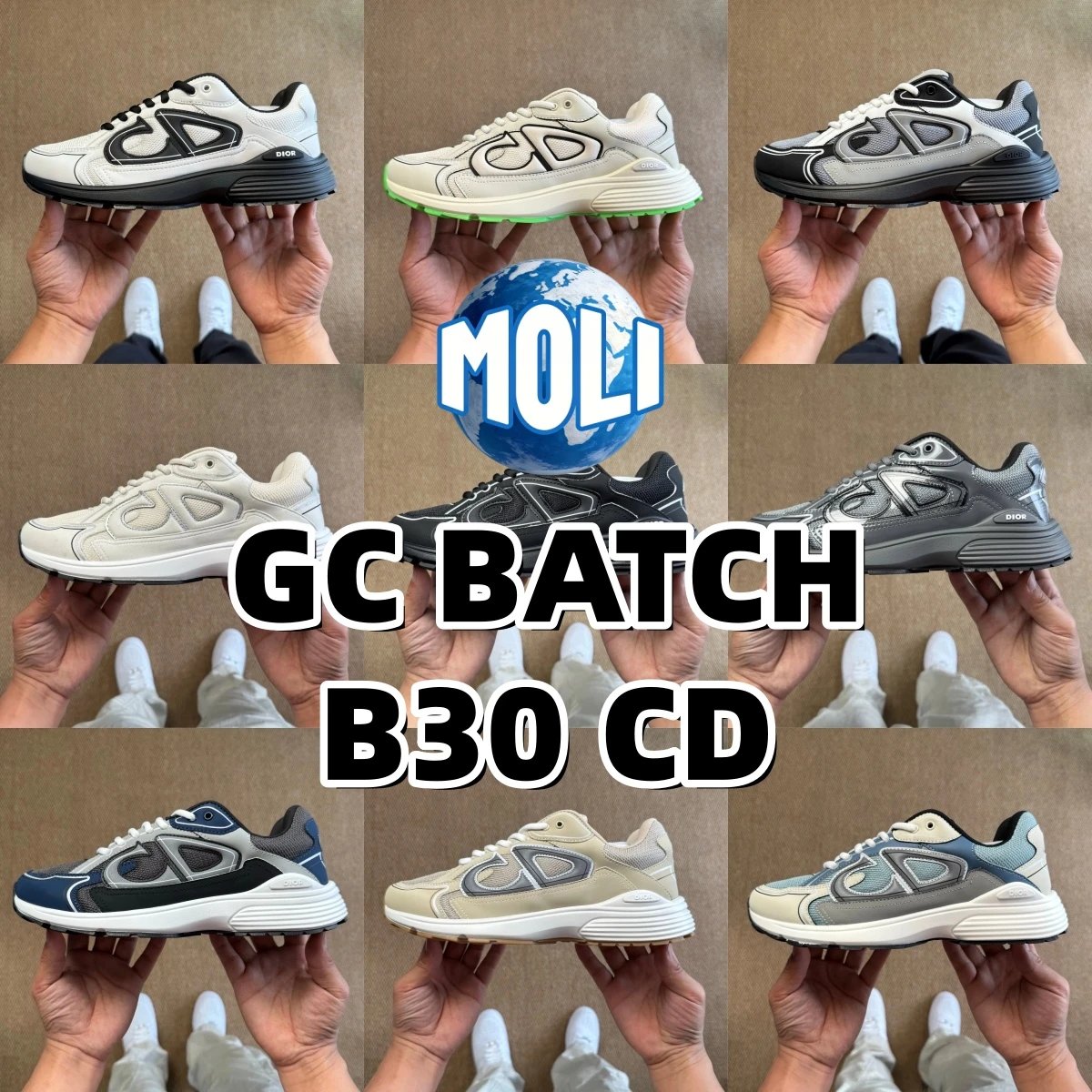 Multi-Style & Multi-Color B30 Sneaker Combination Link