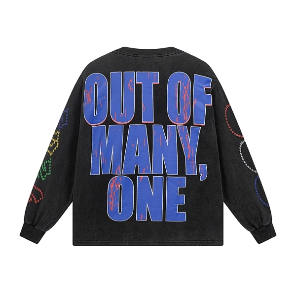 Godspeed Dream Team Long Sleeve T-shirt #1106 Black Wash