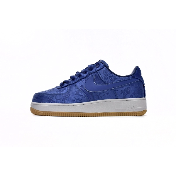 CLOT x Nike Air Force 1 Low Premium Blue Silk CJ5290-400