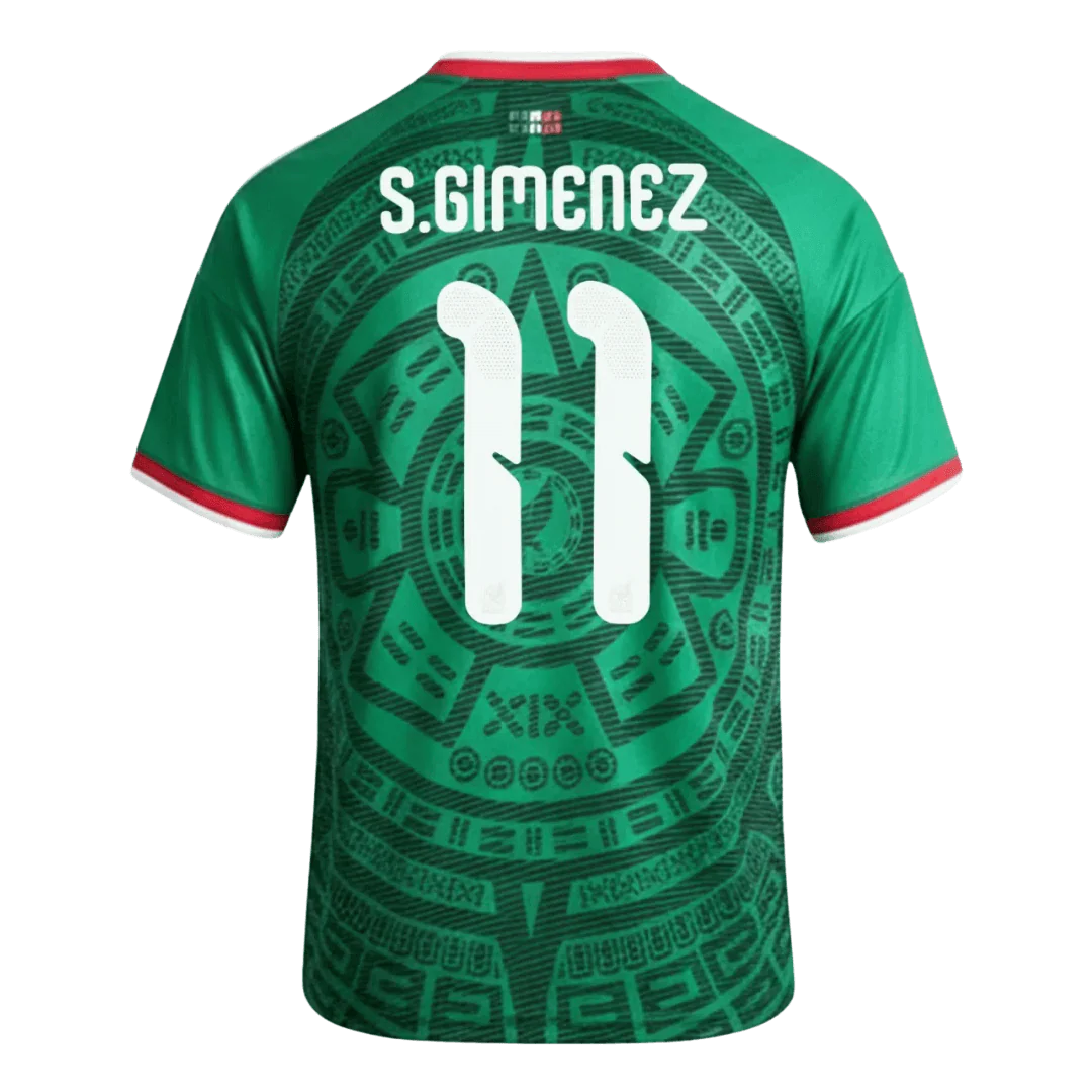 S.GIMÉNEZ #11 Mexico Home Soccer Jersey 2026 World Cup