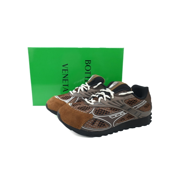 Bottega Veneta Orbit  Brown suede