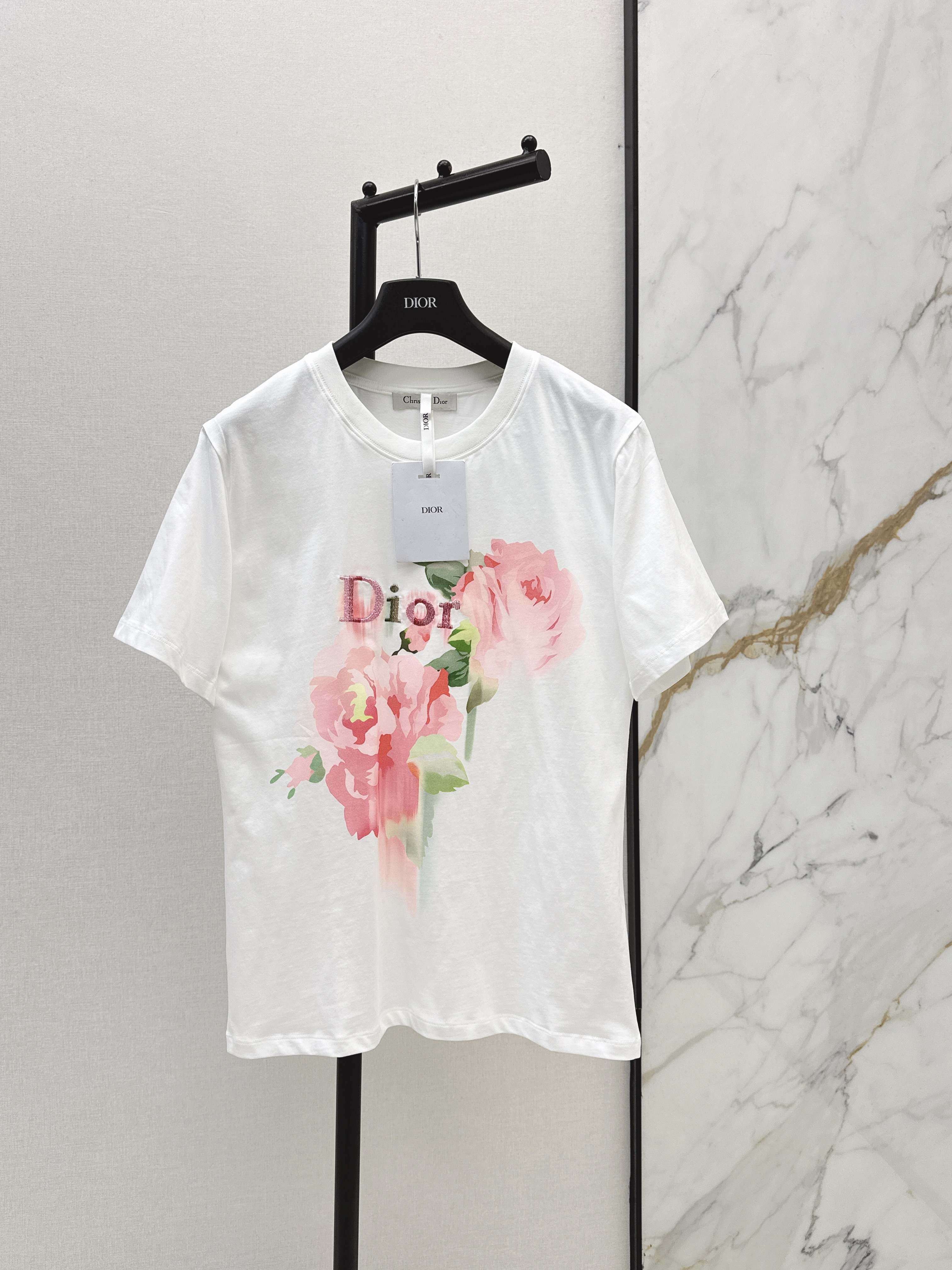 CD New floral print t-shirt