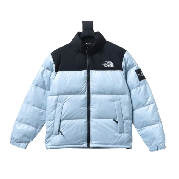 TheNorthFace Large checkered down jacket 'Blue Black'