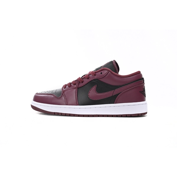 Air Jordan aj1 Low Retro Black Red DC0774-006