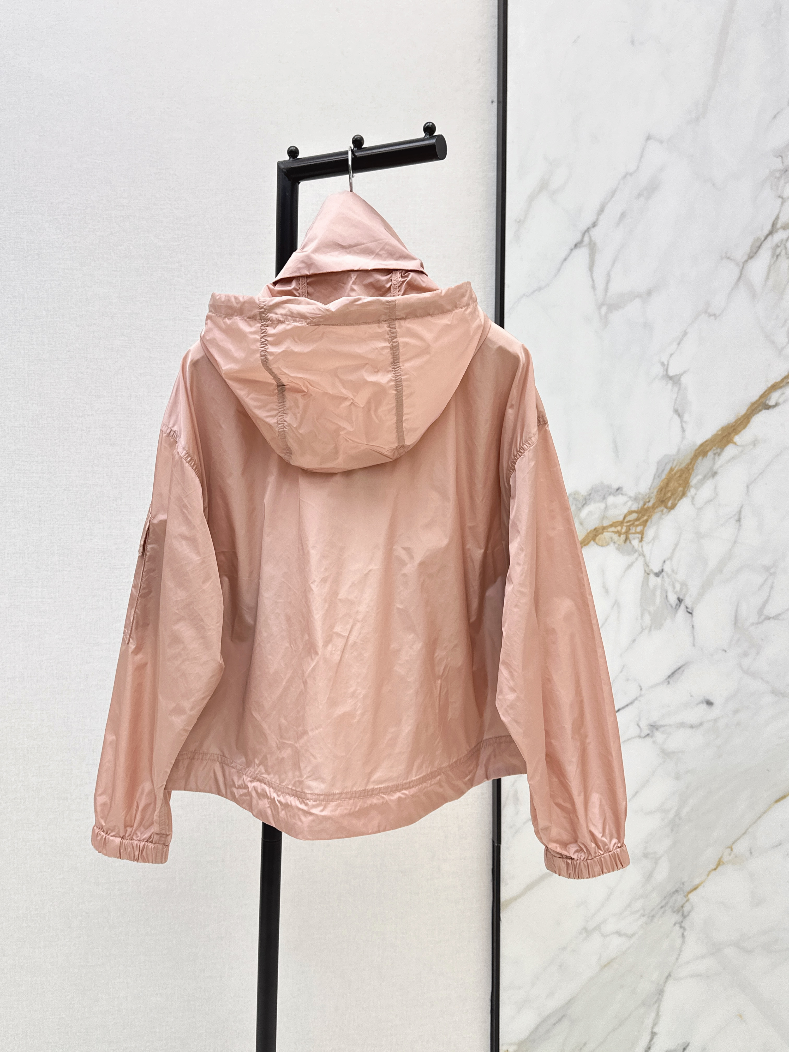 Monc New hooded trench coat