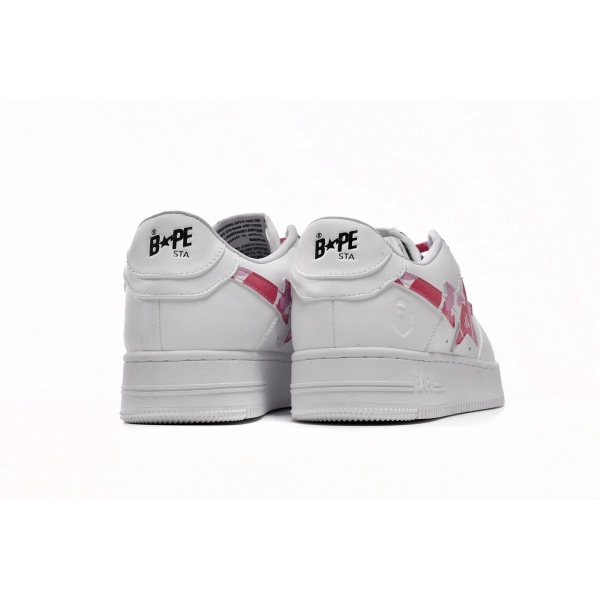 Cheap Fake Bape Sta Low White Red Camouflage 1H20-191-045(BapeSta)