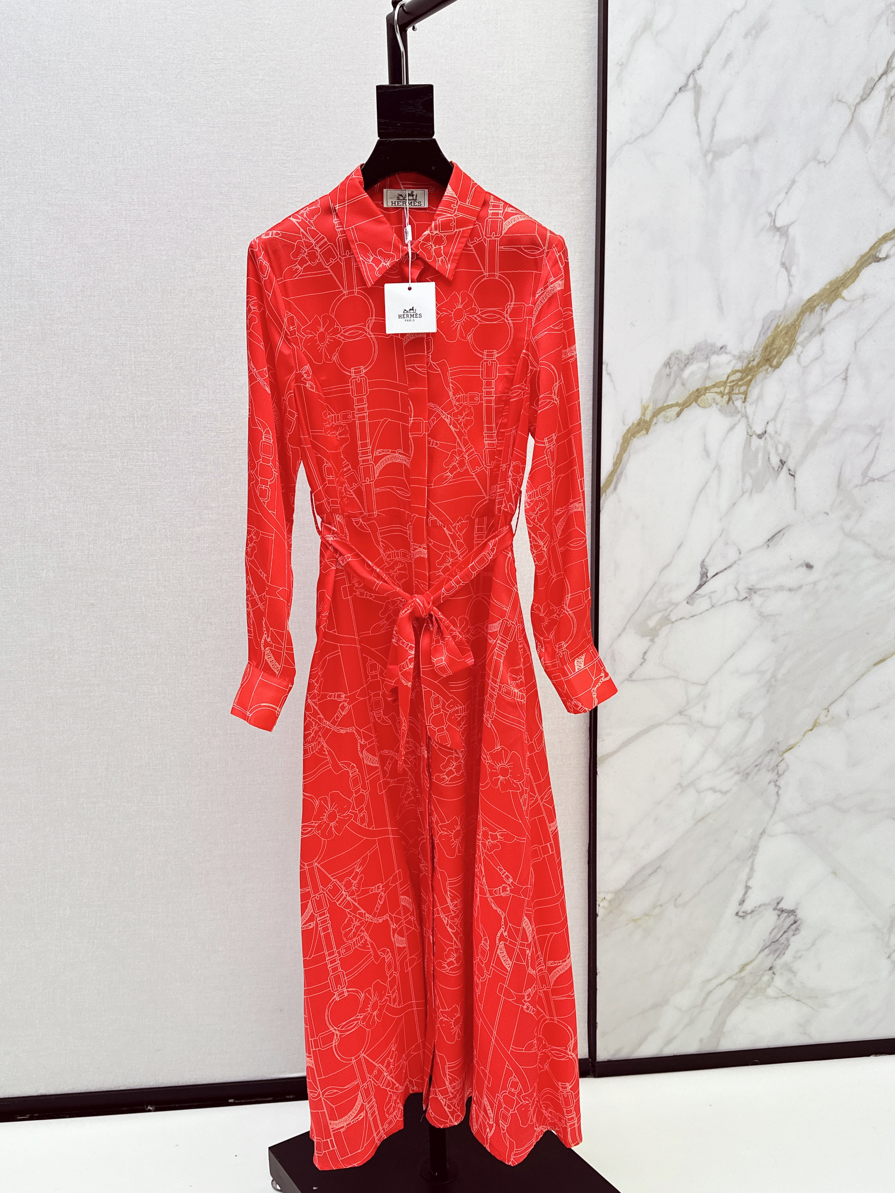 Herm New printed silk dress